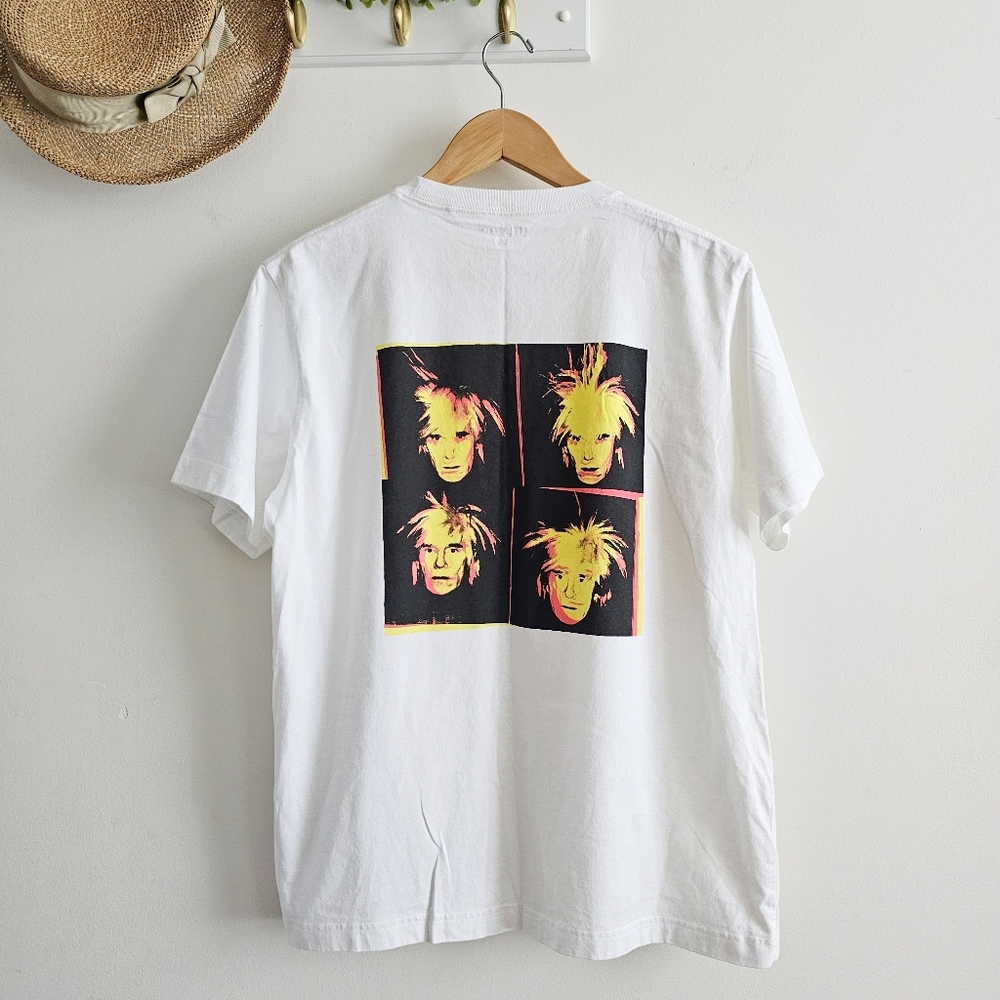 Uniqlo UT Andy Warhol Pop Art Graphic Tee All Is Pretty White T-Shirt Size L